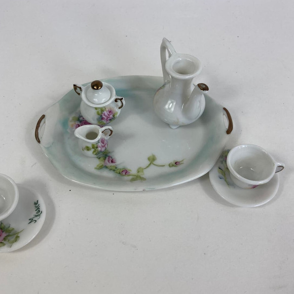 Vintage Mini Porcelain Tea Set - Picture 2 of 2